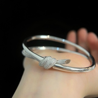 【17K / 750 emas asli ] Gelang Knot Tali2