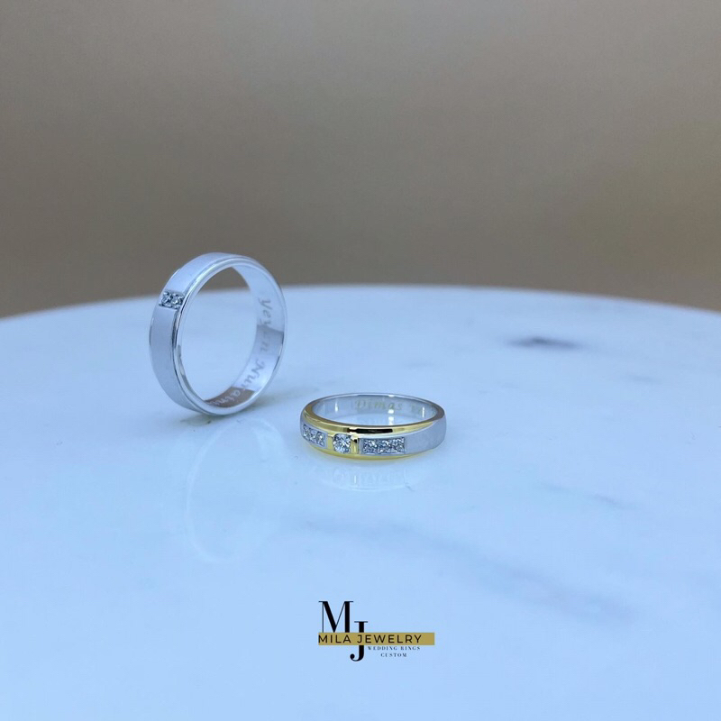 Cincin Kawin Cincin Nikah Platinum MJ414