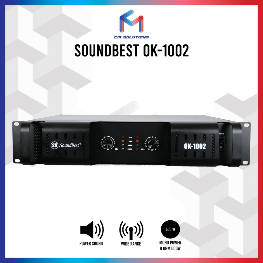 Power Amplifier SOUNDBEST OK 1002 OK1002 original