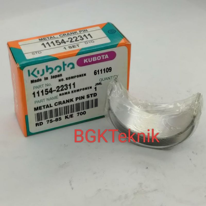 Metal Jalan (std) RD85 Kubota CPM Crank Pin Metal RD85 Kubota Deisel