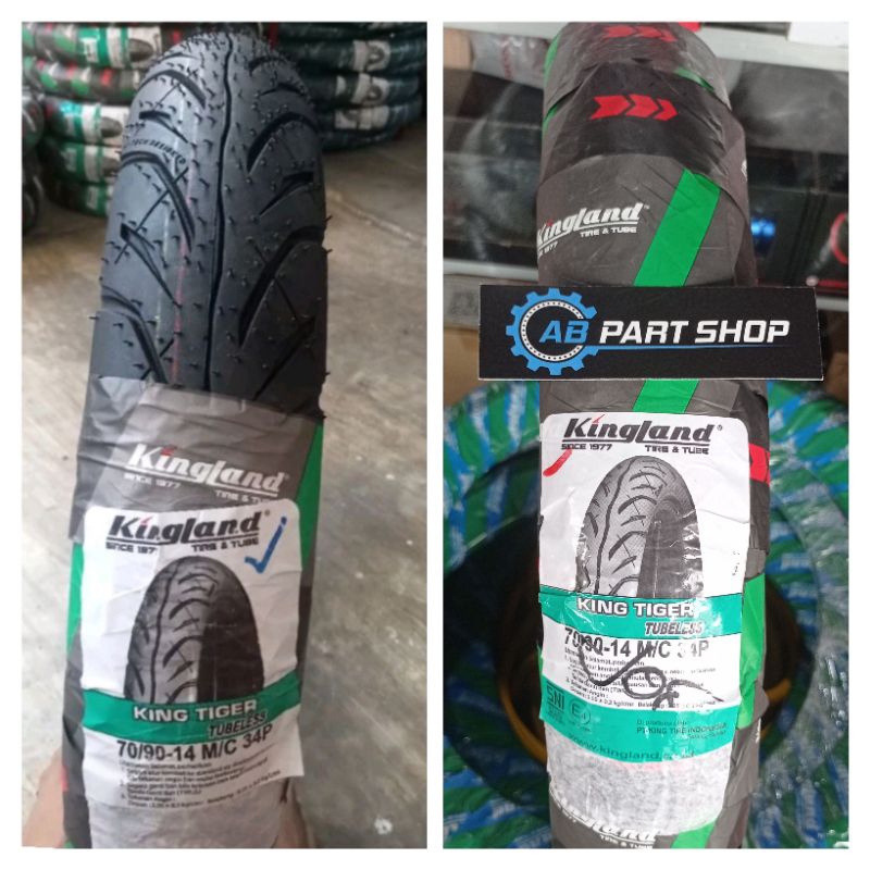 BAN DEPAN TUBLES MIO MIO SPORTY 70/90 RING 14 BAN TUBLES KINGLAND TL 70/90 RING 14 ORIGINAL