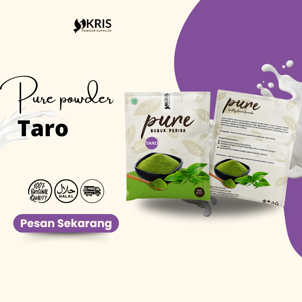 

Pure Powder Rasa Taro, Redvelvet, Bluevelvet, Thaitea 50gr