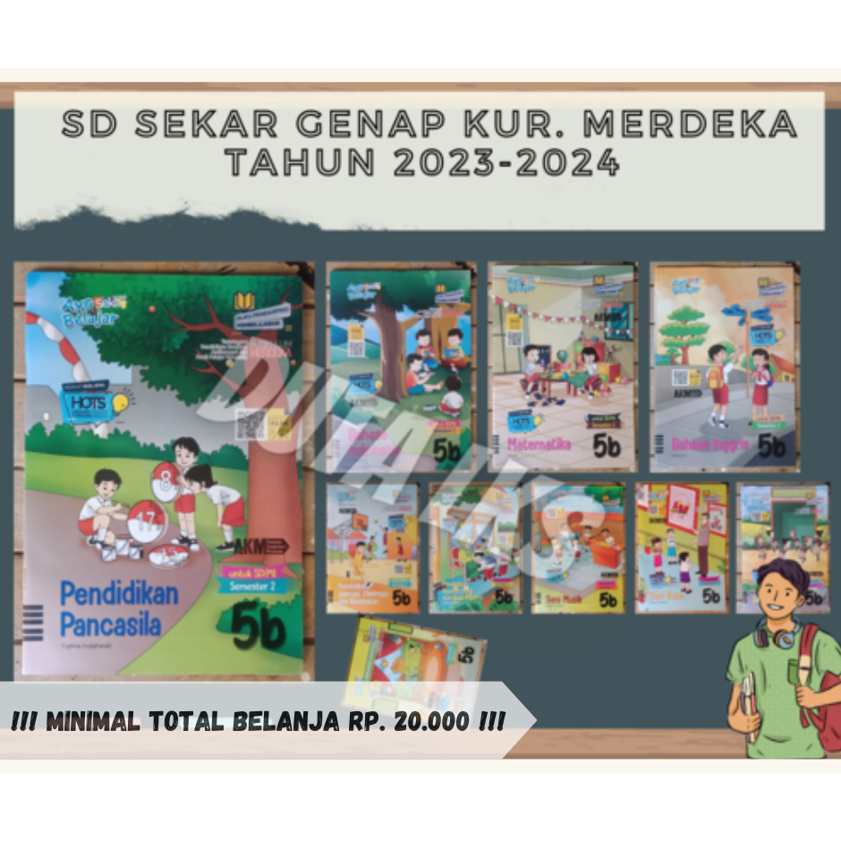 Buku LKS Sekar SD MI Kelas 5 Genap Kurikulum Merdeka 2023 - 2024