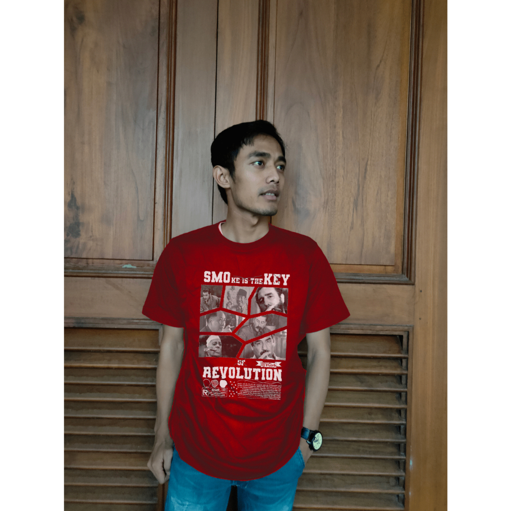 RevCloth T-Shirt Kaos 30s Tokoh Revolusi Kiri Che Guevara Soekarno 004