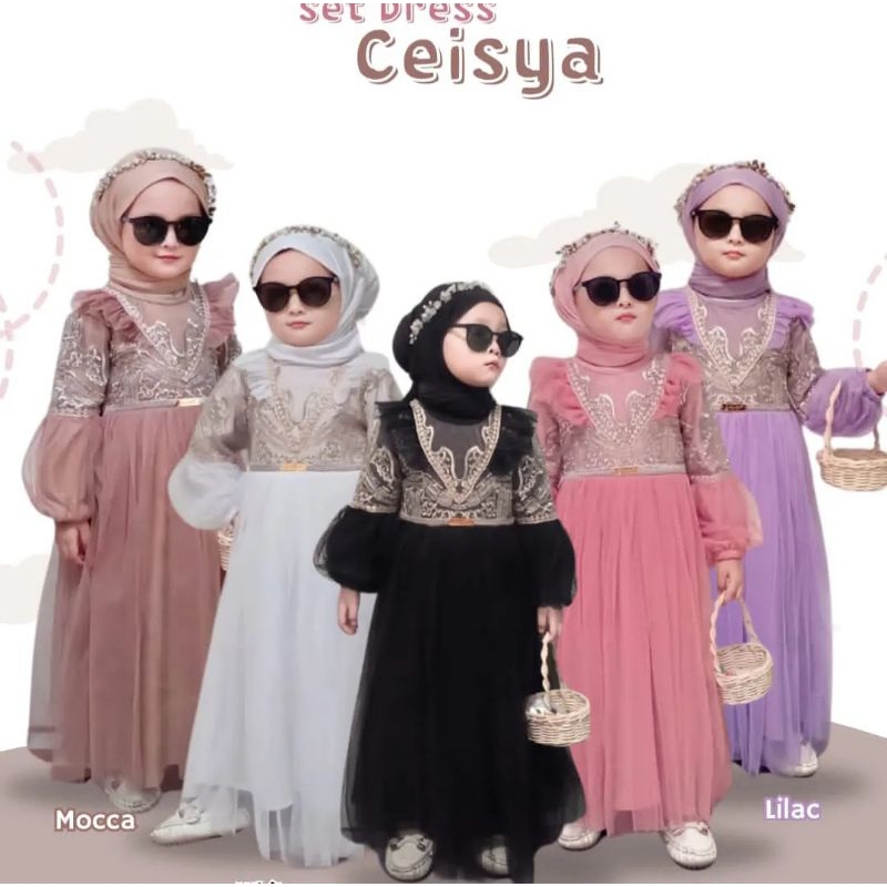 set dress ceisya by mizzakids