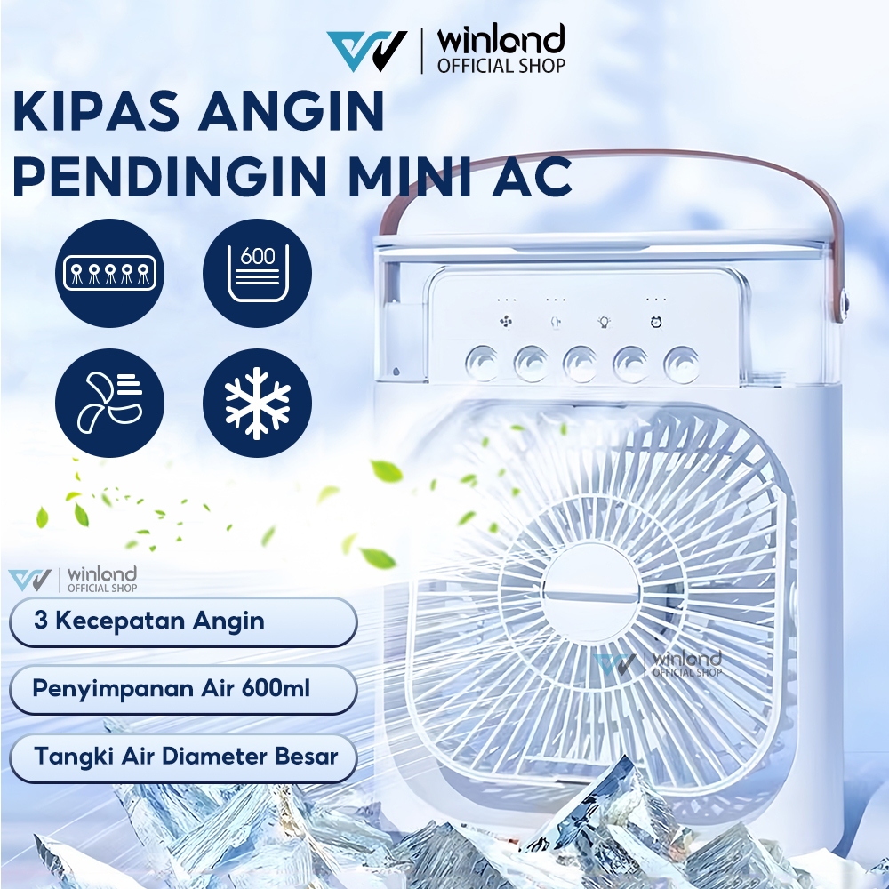 [COD]Winland Air Cooler Fan Kipas KIPAS ANGIN PENDINGIN MINI AC  Cooler Mini Portable