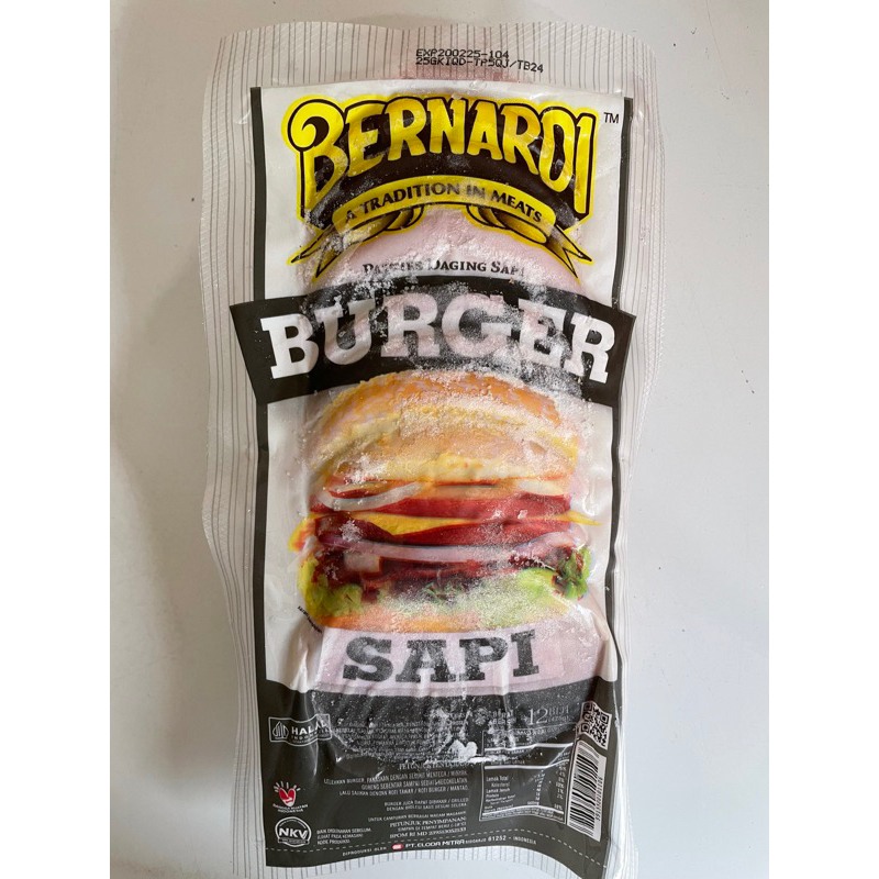 

Beef Burger Bernardi 500 gram