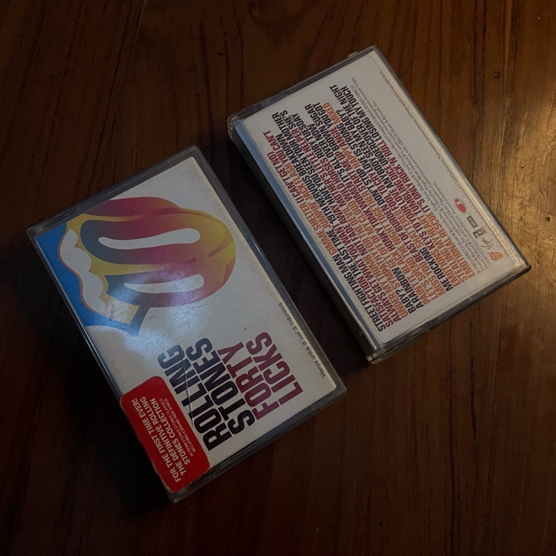 kaset pita rolling stones forty licks