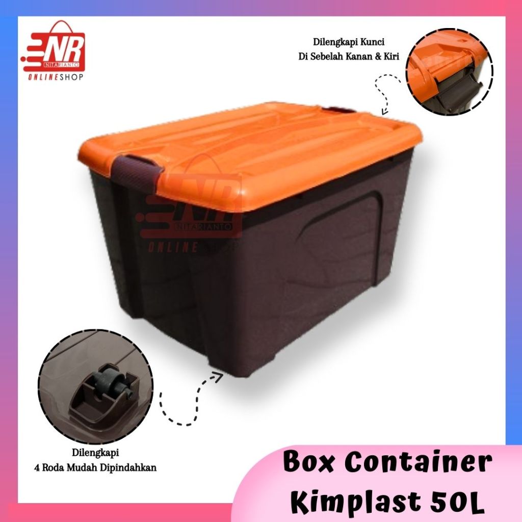 Box container kimplast / Container kimplast / Box container 50 Liter / Box container 50L
