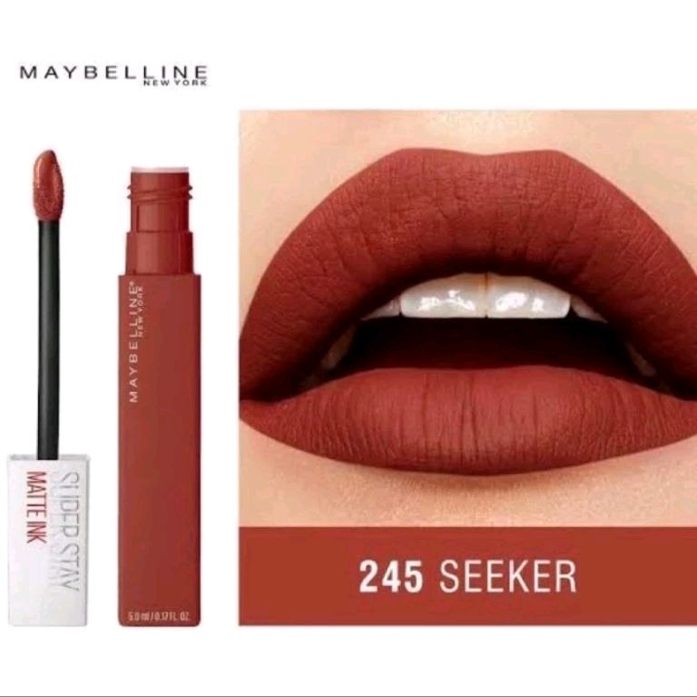 Maybelline Super Stay Matte Ink Liquid Matte Lipstik 245 Seeker