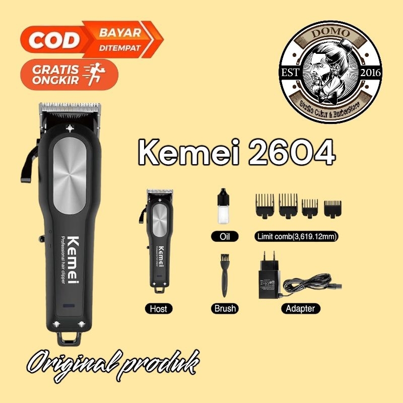 Mesin cukur kemei km-2604 original