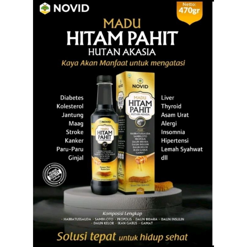 

Madu hitam pahit akasia