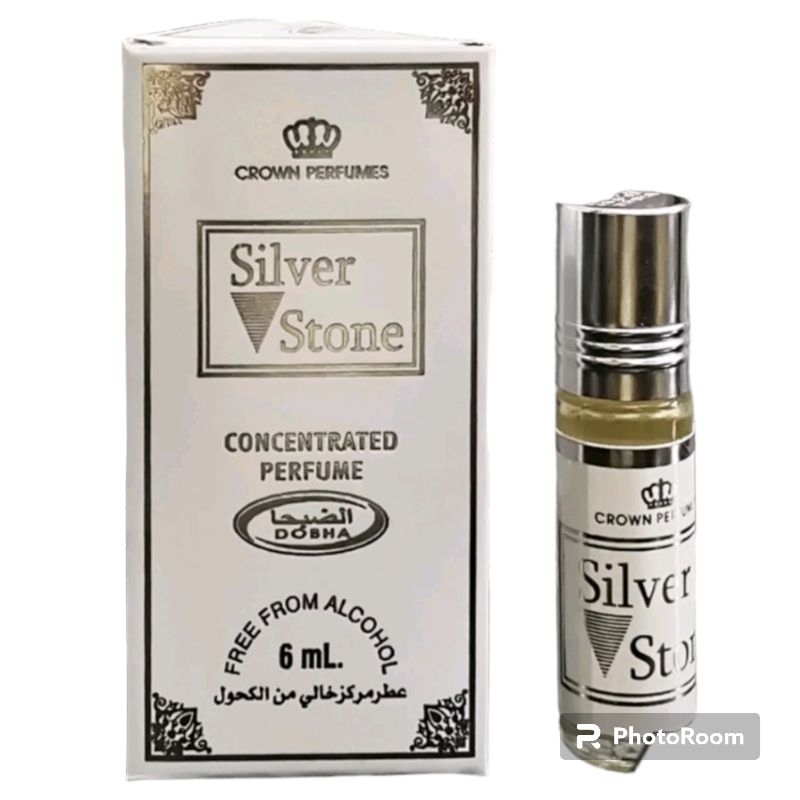 [AP76] - PARFUM ARAB AHSAN SILVER STONE 6 Ml | Parfum Non alkohol