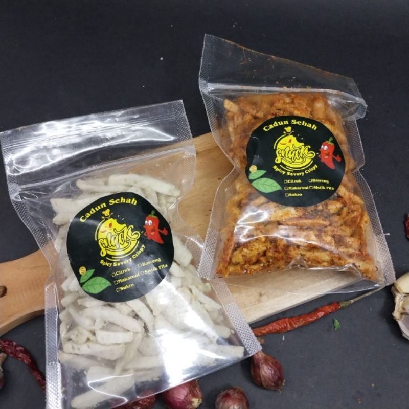 

Basreng Renyah CadunSeuhah Extra Super Pedas Daun Jeruk 250gr