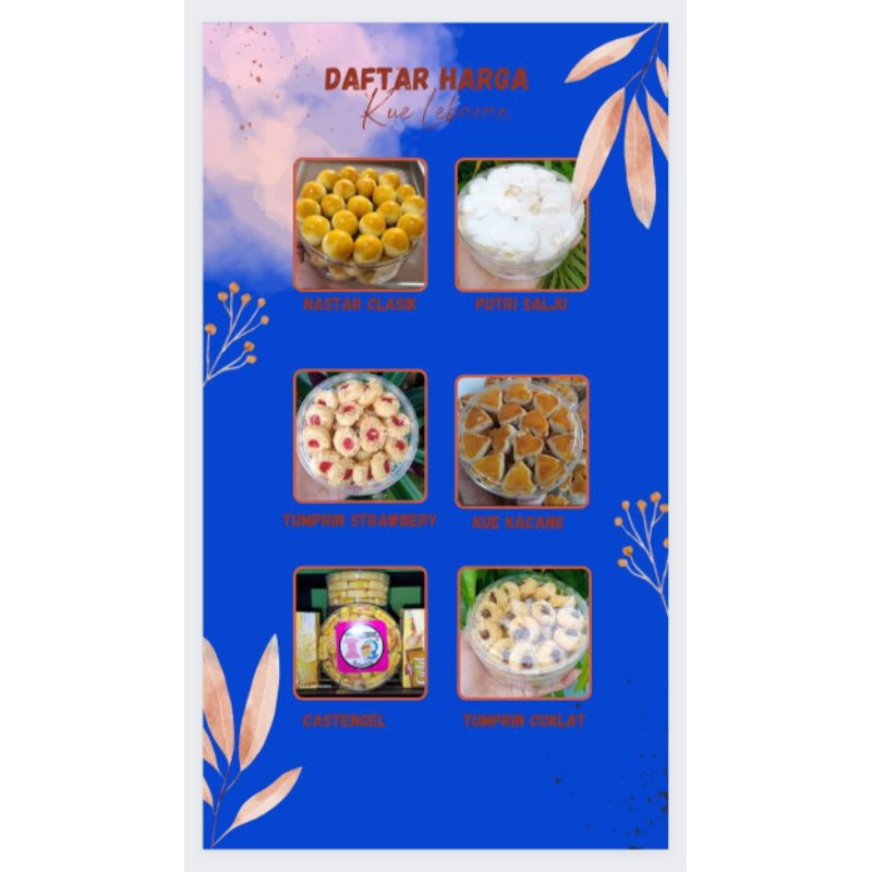 

Kue kering lebaran uk 500g/250g home made fresh langsung buat dihari yang sama