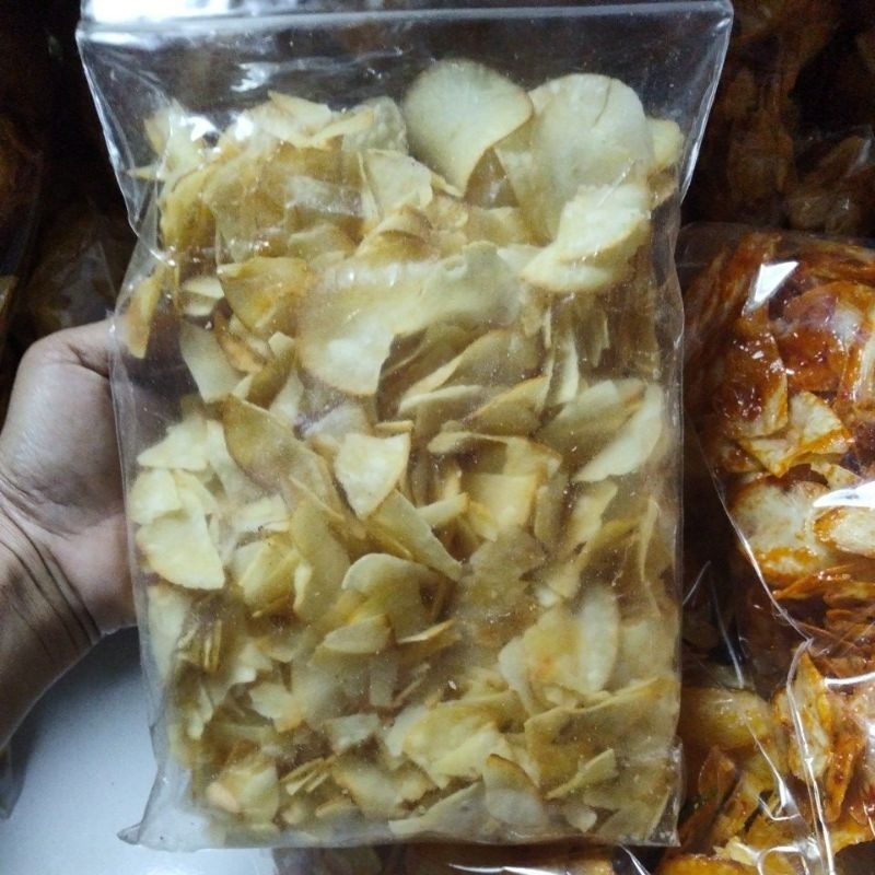 

KERIPIK KRIPIK SINGKONG ASIN PEDAS MANIS 500GR