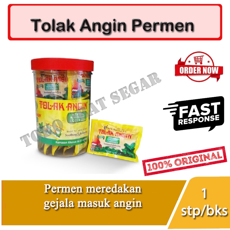 

Tolak Angin Permen Kemasan Stoples isi 20 Sachet