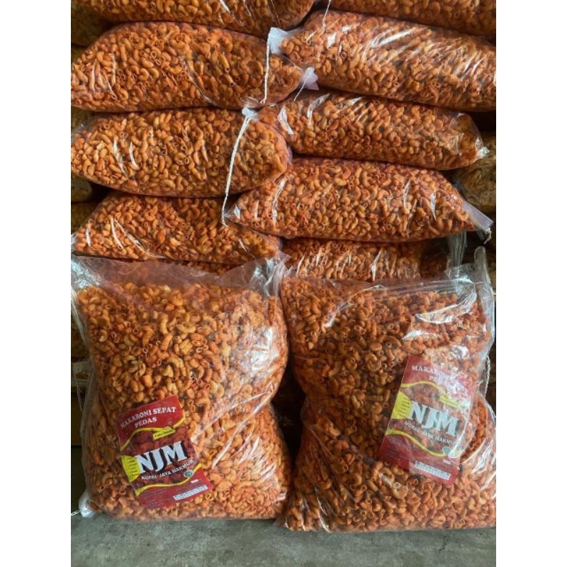 

Makaroni Sepat SJM 1 Ball, Jajanan Snack Pedas Manis