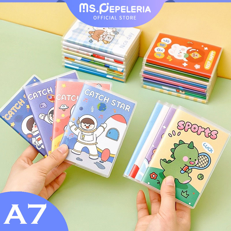 

buku tulis A7/note book mini Lengan Karet Tebal/buku catatan/notebook aesthetic-Ms.Pepeleria