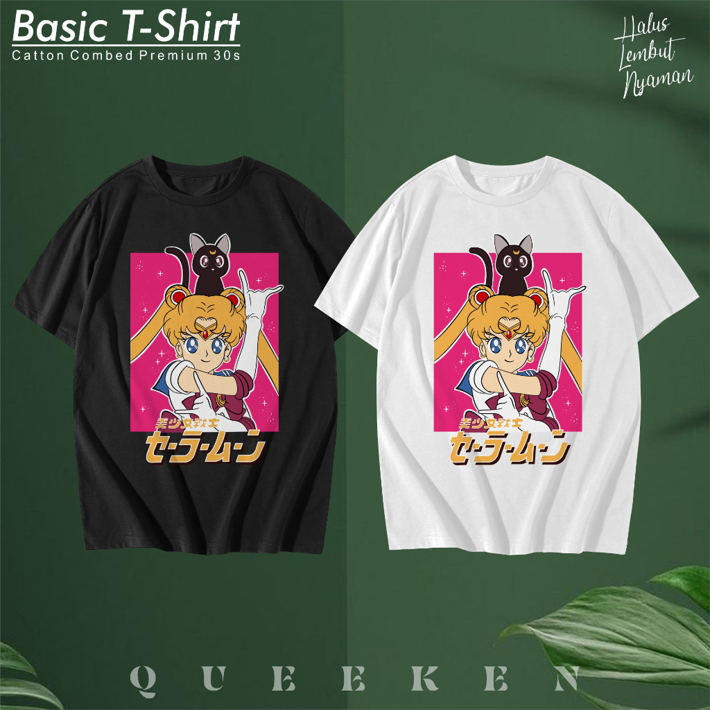 SAILOR MOON - Kaos pria dan wanita - kaos sailor moon