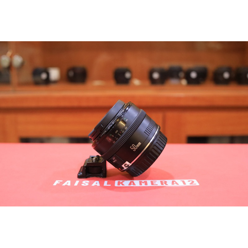 LENSA FIX CANON 50MM 1.8 EF USM MULUS