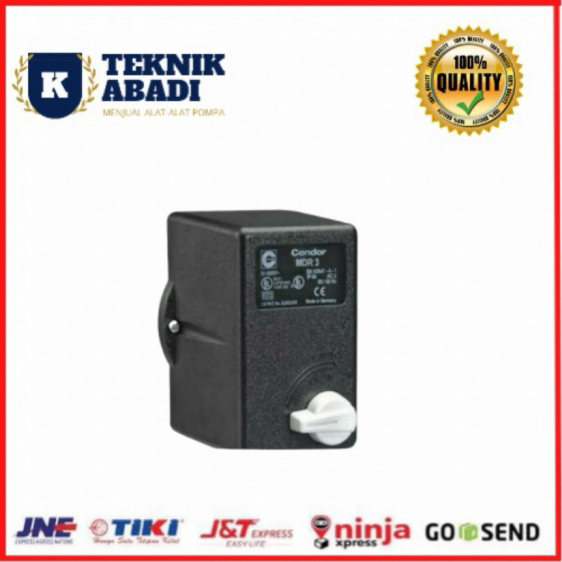 CONDOR MDR.3-11 PRESSURE SWITCH CONDOR MDR3 OTOMATIS POMPA AIR CONDOR