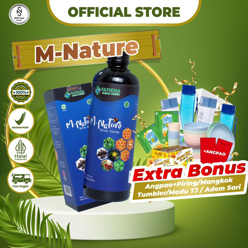 M NATURE MADU PAHIT M NATURE MADU KESEHATAN LAMBUNG DAN ASAM URAT