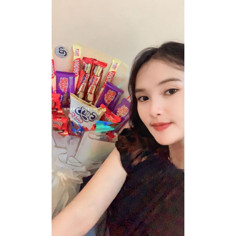 

IDE KASIH HADIAH SAHABAT (BUKET SNACK)