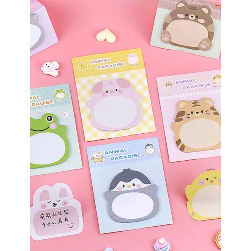 

Sticky Notes / Memo / Index Notes / Stiker Hewan Kartun