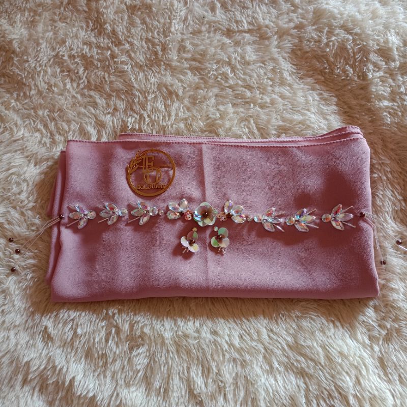 Pashmina Payet Bunga 4D Juntai