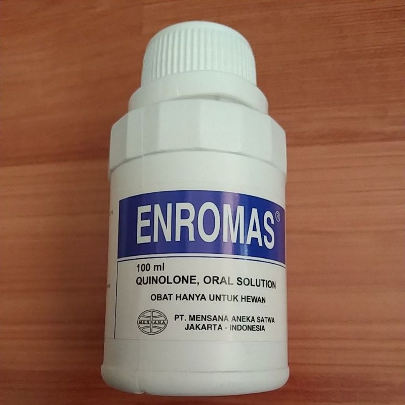 Enromas (obat batuk, diare, coli, cholera, snot dan CRD)