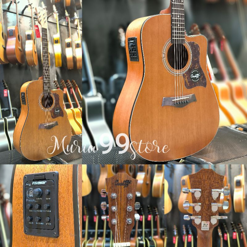 Gitar Cowboy GWC 240 NS Akustik Elektrik Fishman Presys +
