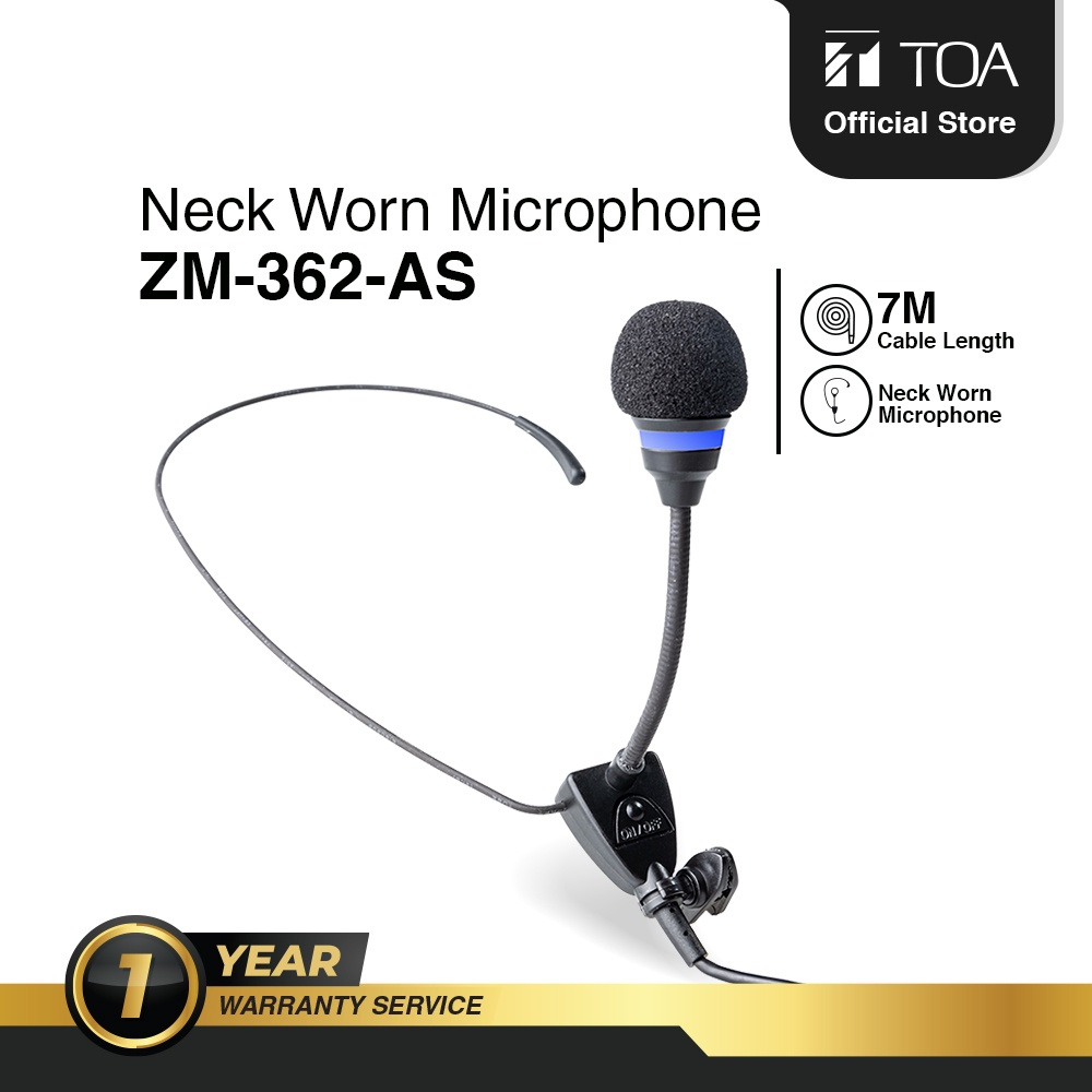 【COD】TOA ZM 362 Mic Leher / Mikrofon Leher/ Mikrofon Leher/ ZM 362/ ZM362 / ZM-362 / Mikrofon Imam M