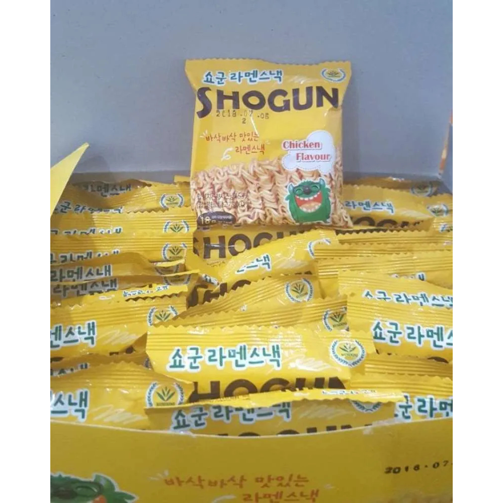 

1box isi 20pack Mie Shogun Korea Snack Mie Kremes