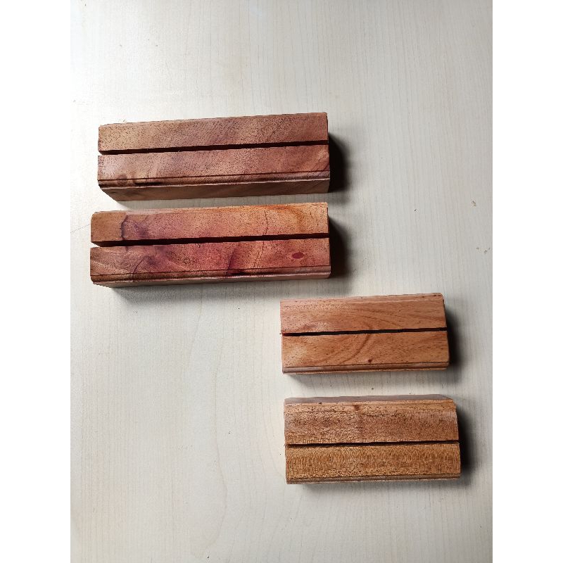 kayu penyangga akrilik / wood stand acrilyc / CUSTOM UKURAN | READY