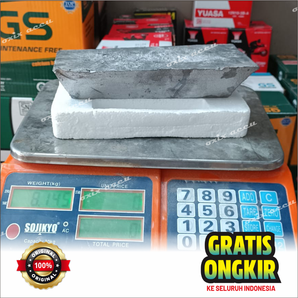 Timah Hitam Batangan (8Kg)