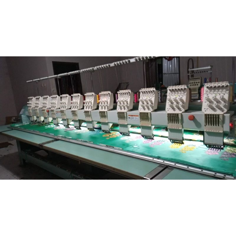 Mesin Bordir Komputer Bergaransi Free Instalasi 12 Kepala 9Jarum