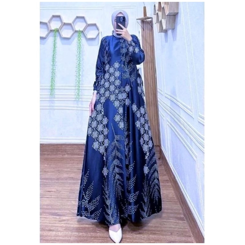 Gamis Hyget Terlaris  [Natasya Series] Baju Muslim Busui syari Terbaru