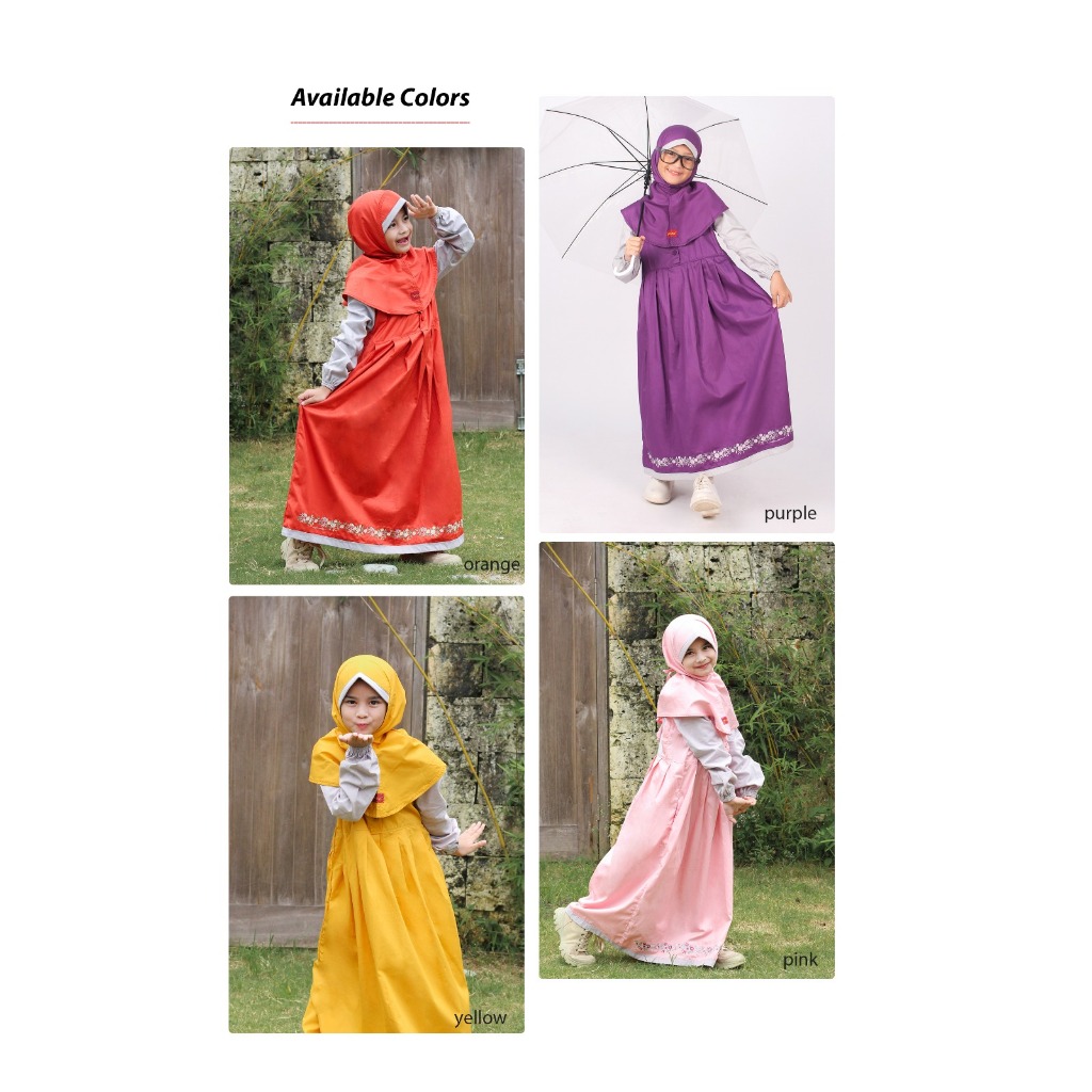Abaya anak perempuan dannis JKPL0508