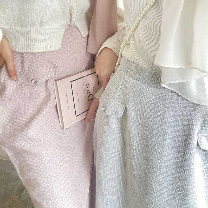 Qord Perine Skirt | Coquette Skirt | Tweed Skirt