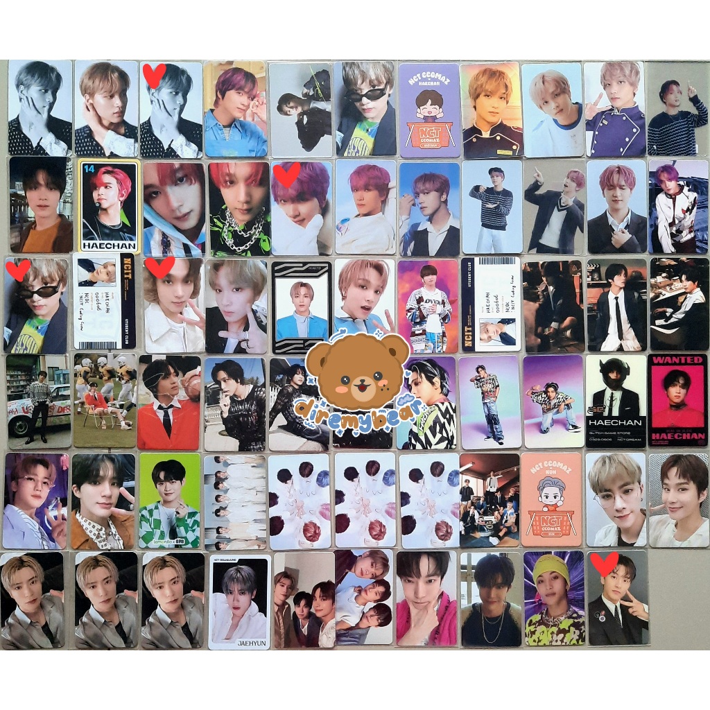 Official Photocard AAB NCT 127 Dream WayV Haechan Jungwoo Xiaojun Kun TDS2 Candy SG22 Agent Ccomaz