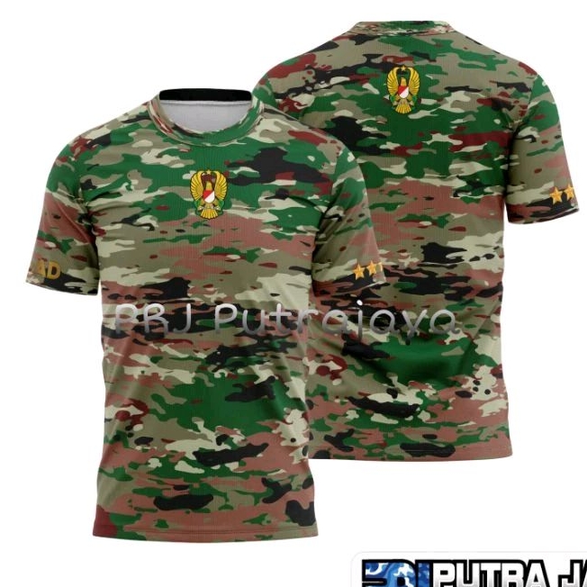 Kaos Jersey TNI AD / Loreng Terbaru 2022 Kasad Dalaman / Kaos TNI Kasad / Dalaman Loreng Kasad Baru