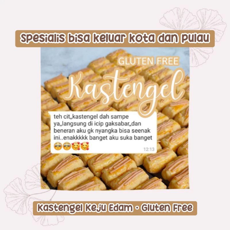 

GLUTEN FREE KASTENGEL WYSMAN (FULL KEJU EDAM)