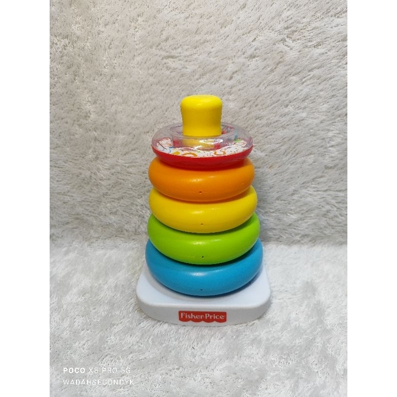 Preloved Fisher Price Rock a Stack Donat Susun
