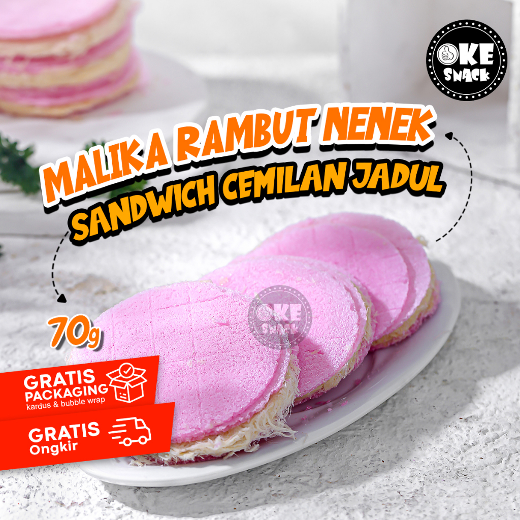 

Sandwich Malika Rambut Nenek 70g
