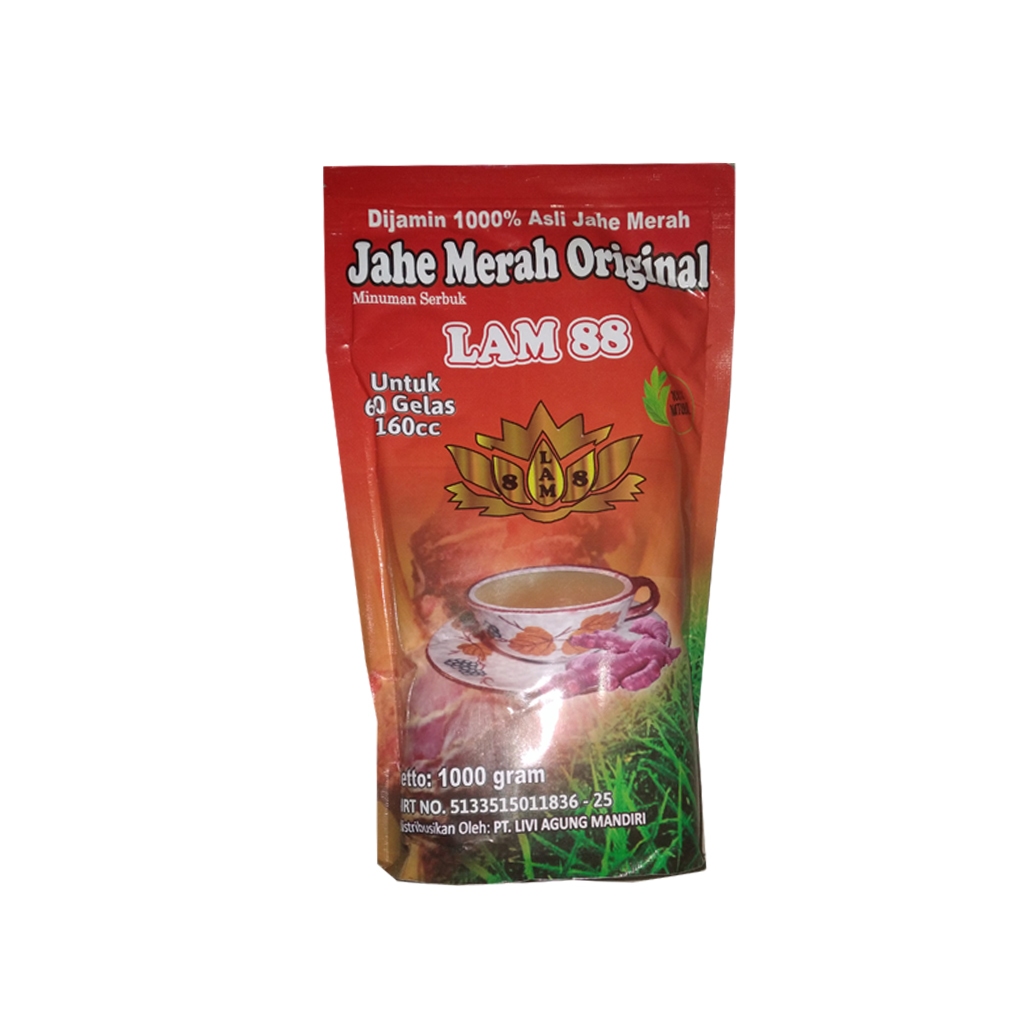 

Jahe Merah Lam 88 Bubuk 1000 gr - Jahe merah instant 1 Kg