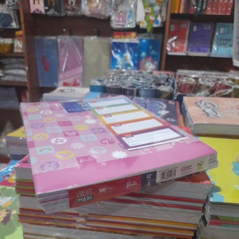

Buku Tulis SINAR DUNIA MAXI 42 Lembar (5 Buku) BIG BOSS