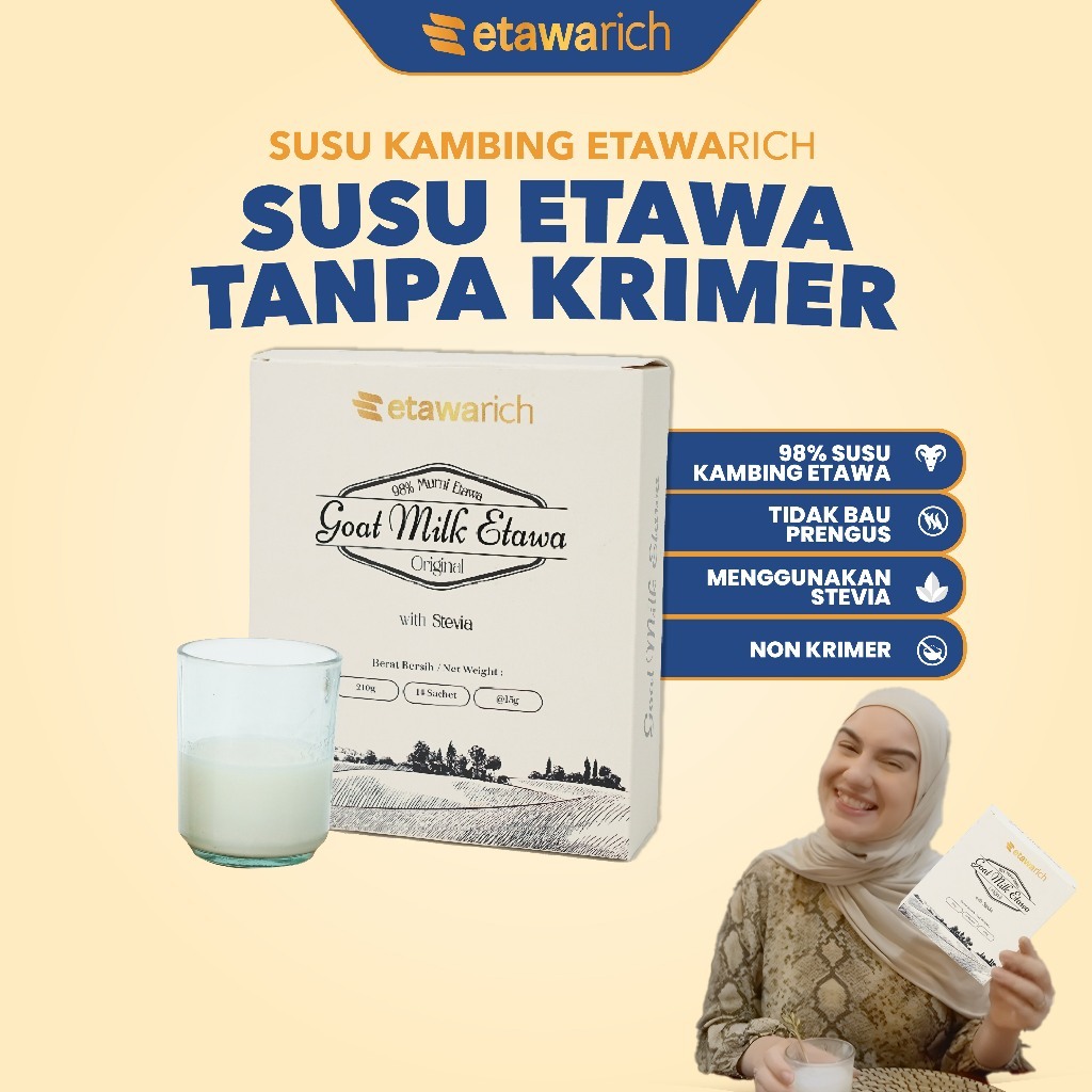 

Susu kambing Etawarich - Susu Etawa Tidak Bau Perengus