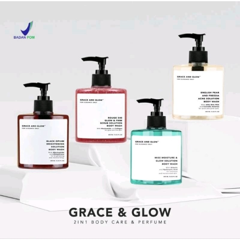 [SC478] Grace and Glow Brightening Solution Body Wash / English Pear and Freesia Anti Acne Solution