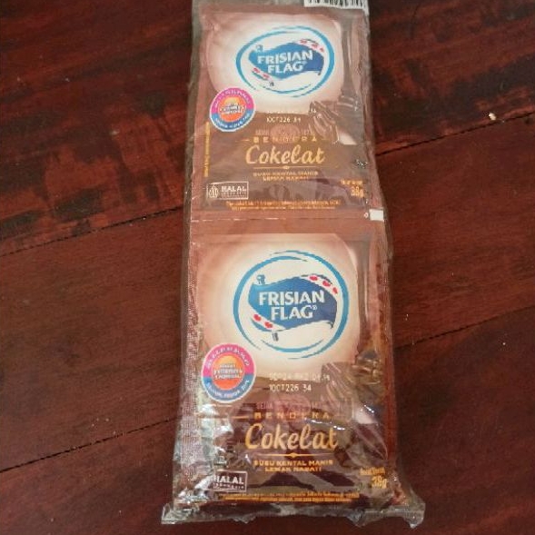 

frisian flag kental manis cokelat/putih